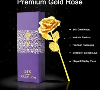 24K Gold Foil Artificial Rose in Premium Gift Box