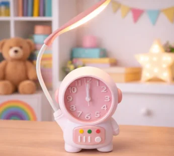 Astronaut Desk Lamp – Kids Study Light with Alarm Clock