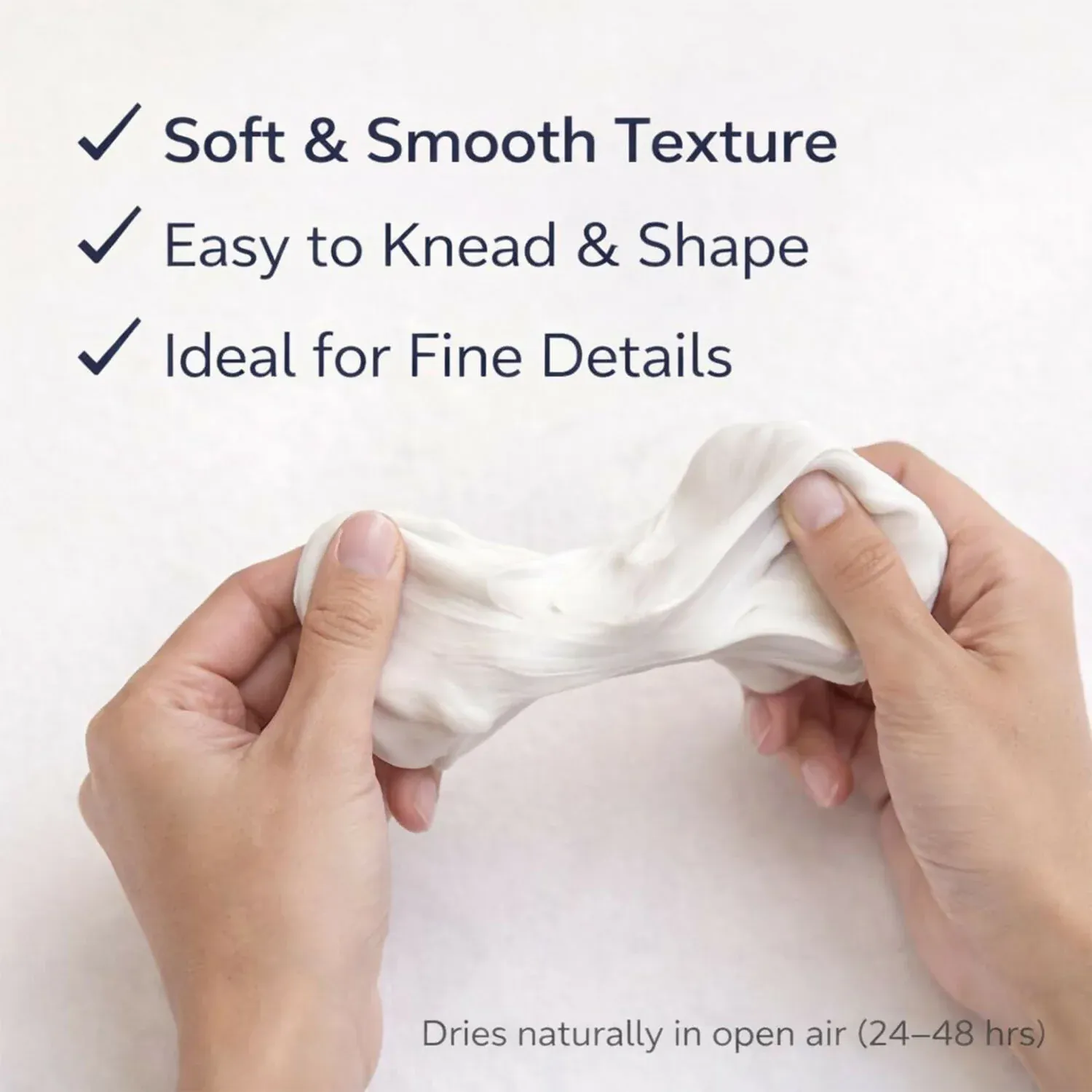 NARA Air-Dry Clay for Sculpting, DIY Crafts & Modeling Projects (250 g) - Detailed Feature View 1