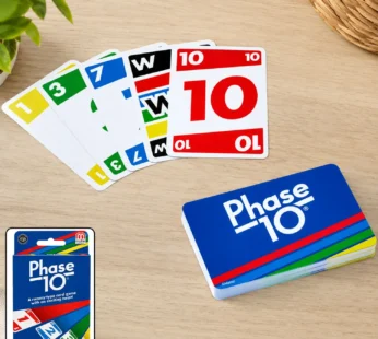 Phase 10 Card Game, Classic Rummy Style Family Game