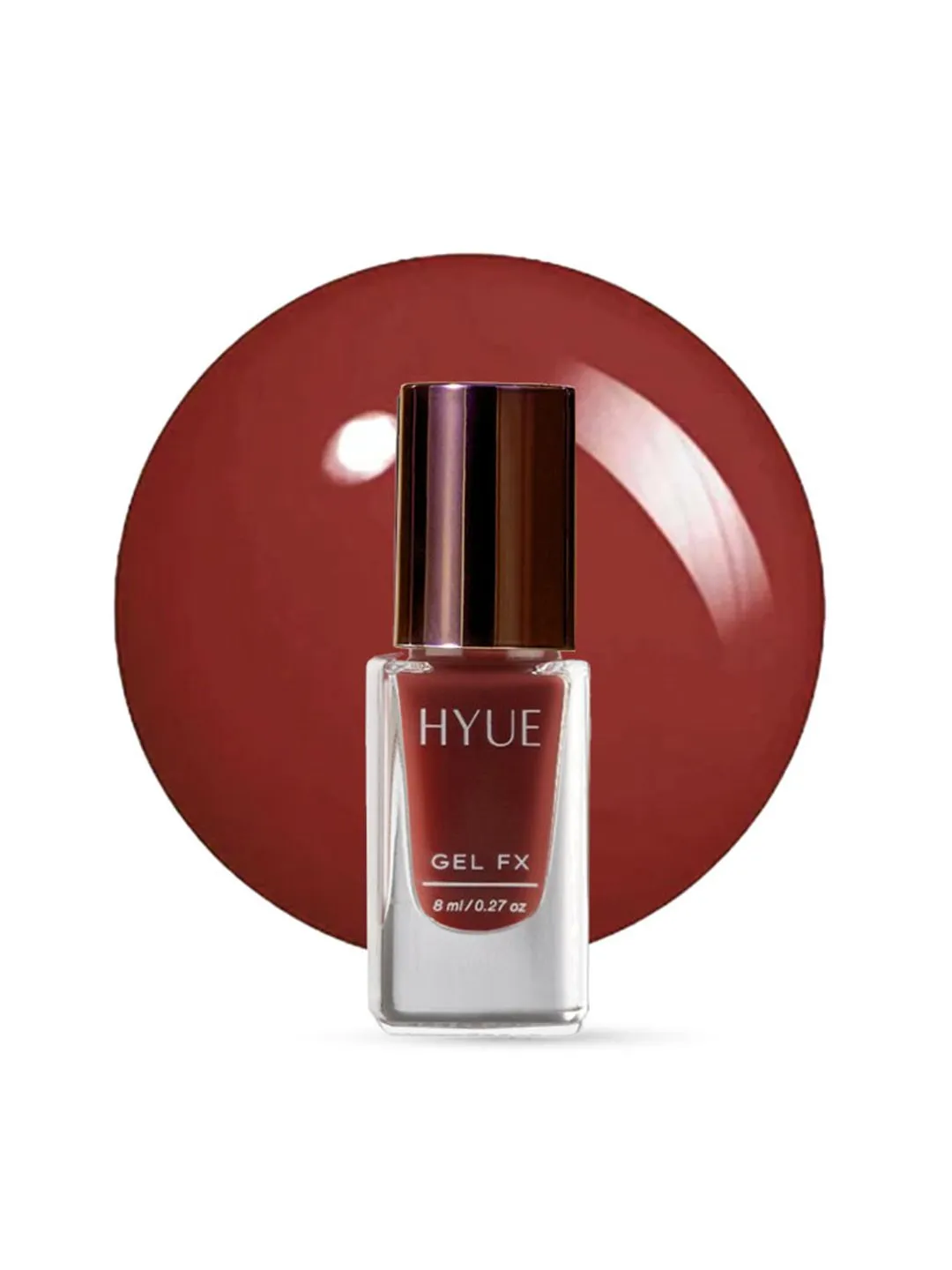 Premium HYUE Gel FX Nail Paint Cocoa Quick Dry and Chip Resistant - 14 Day Long Wear 8ml - Buy Online at Alikart