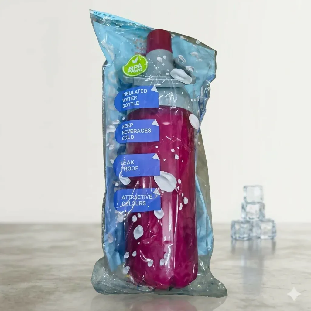 Insulated Water Bottle – Large 2.4L Capacity with Leak-Proof Cap - Detailed Feature View 4