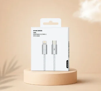 25W Type C to Lightning Fast Charging Cable – 1 Meter