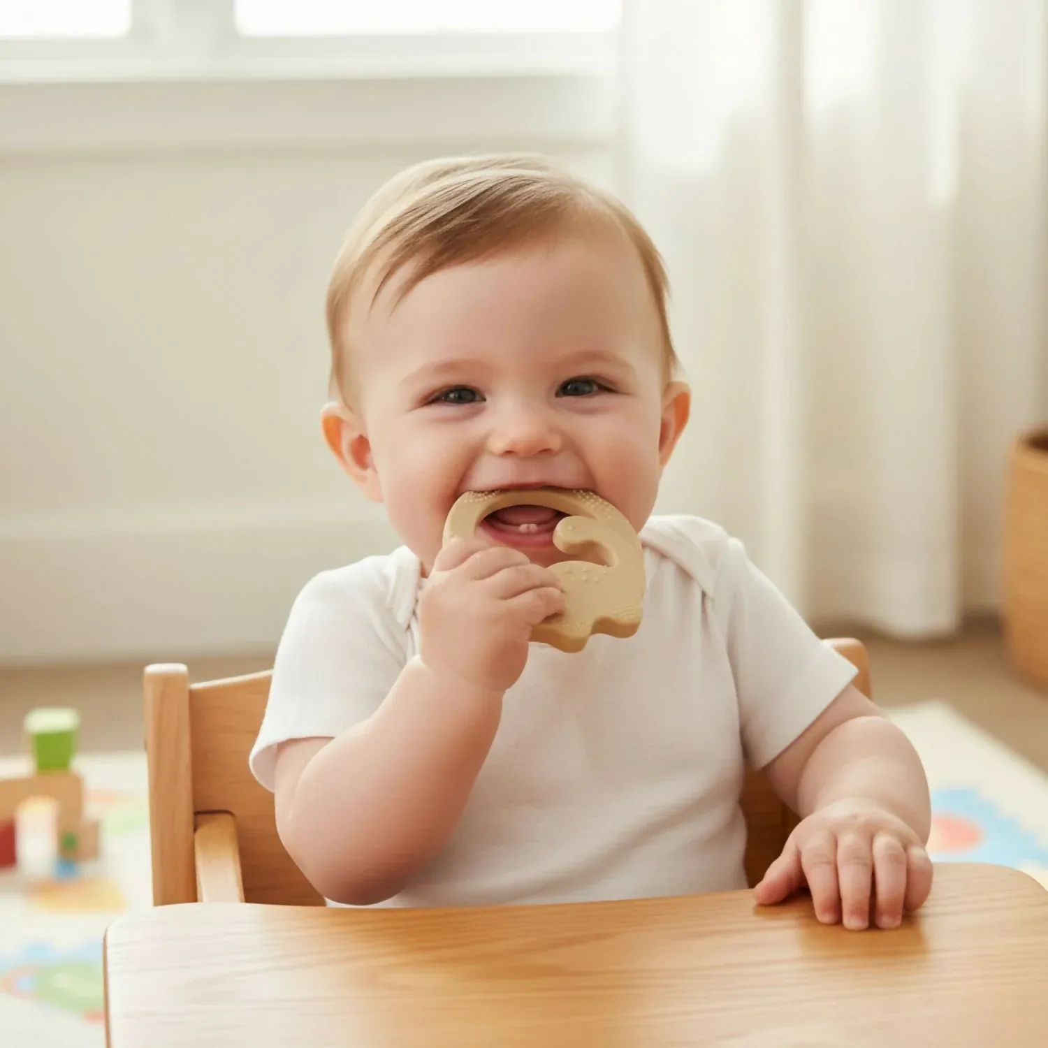 Premium Ring Baby dinosaur shaped Baby teether - Buy Online at Alikart