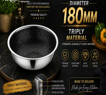 Vikas Honeycomb Tasla – Premium Non-Stick Tri-Ply Cookware