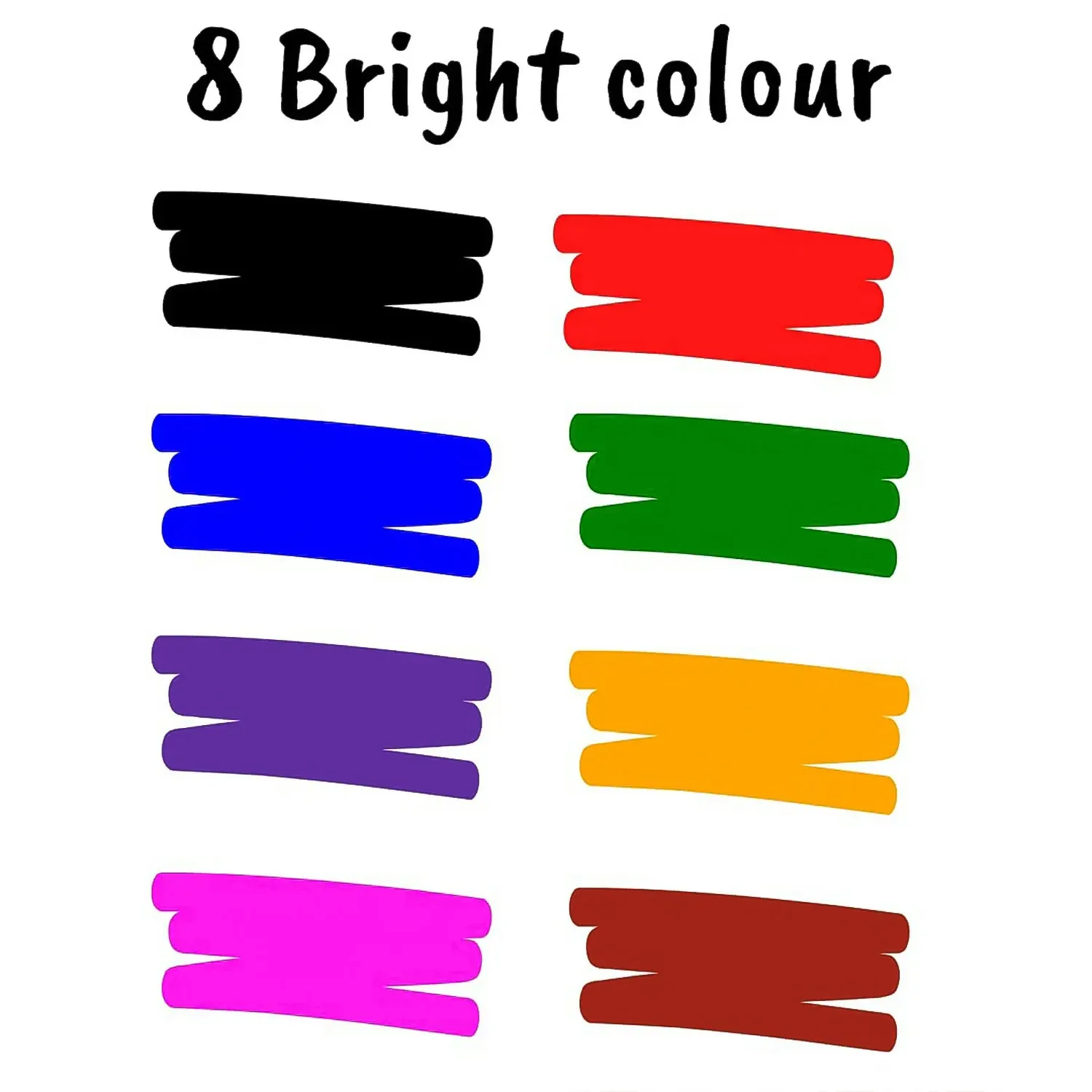 Whiteboard Marker Set – 8 Vibrant Refillable Colours - Detailed Feature View 5