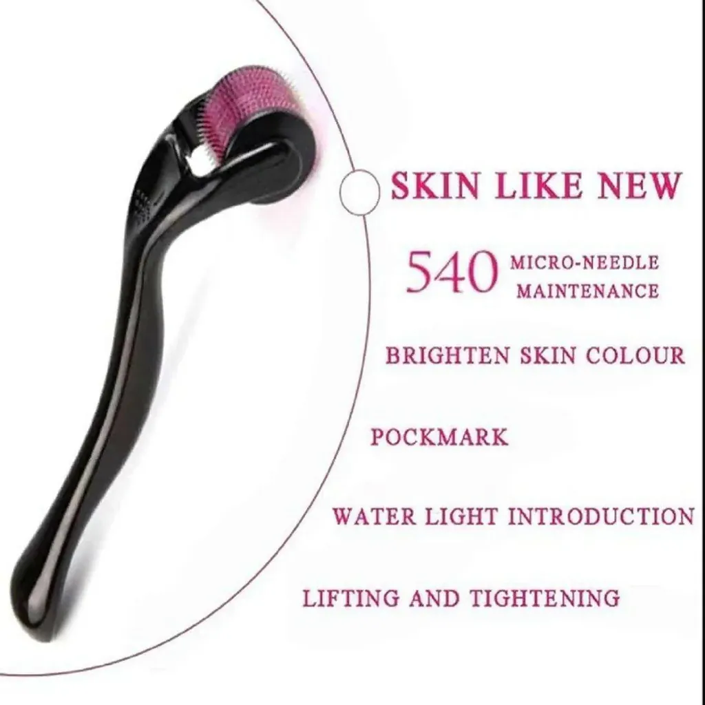 0.5mm Derma Roller with 540 Needles for Enhanced Skin Care - Detailed Feature View 2