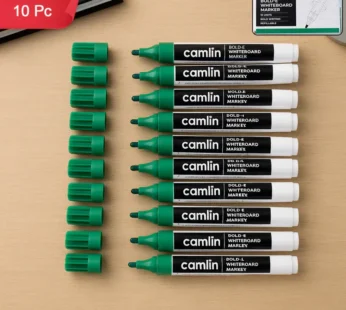 Green Whiteboard Marker – Bold, Refillable Ink Pack of 10