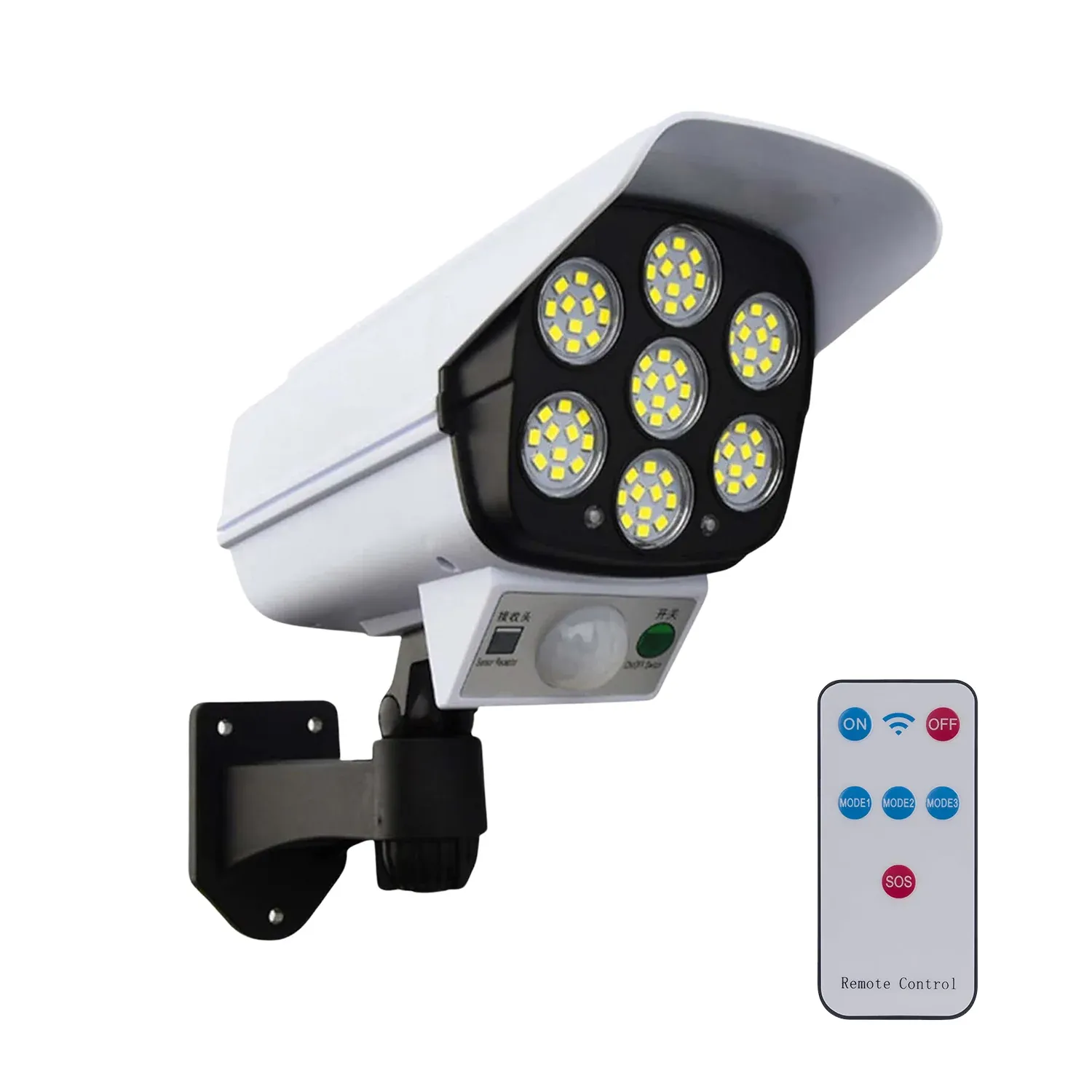 Solar Security Camera Light – Dummy Motion Sensor for Outdoor Safety | AutoSafeo - Detailed Feature View 3