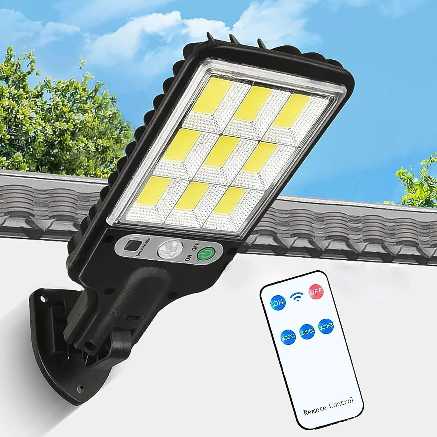 Premium Solar LED Street Light – High Power with Motion Sensor & Remote Control - Buy Online at Alikart