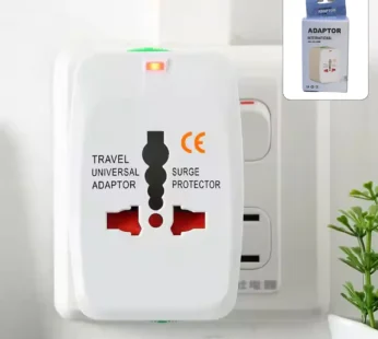 Universal Travel Adapter – Compact Surge Protection for 150+ Countries