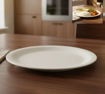 Round Dinner Plate 28cm – Durable & Heat-Resistant Serving Plate