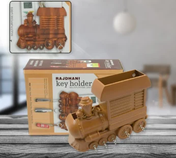 Train Key Holder – Decorative Plastic Wall Mount Organizer | Indo Glow