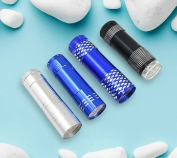 Pocket Torch – 9 LED Mini Flashlight for Emergency & Camping | Poravar