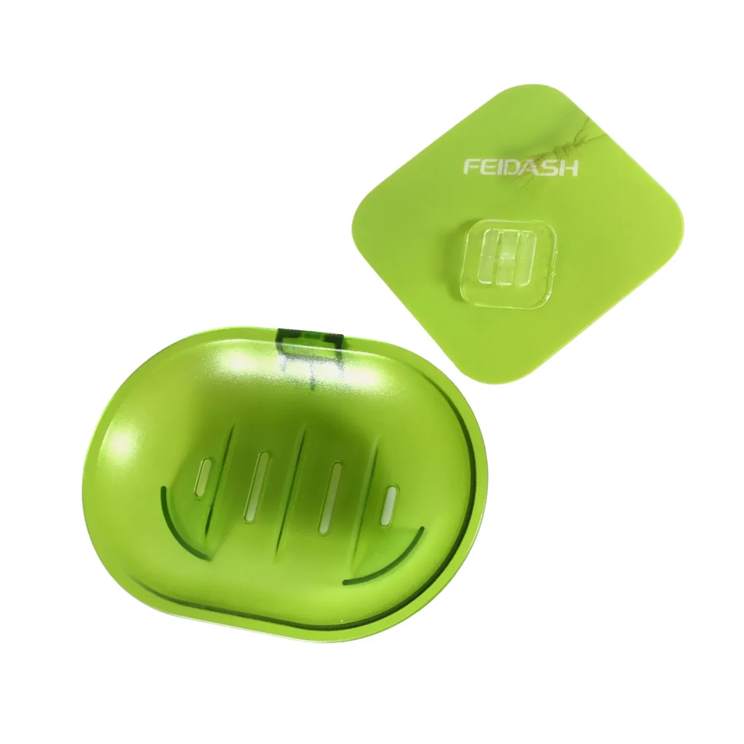 Premium Plastic Soap Dish – Wall Mounted Self-Adhesive | VelvetBubbles - Buy Online at Alikart