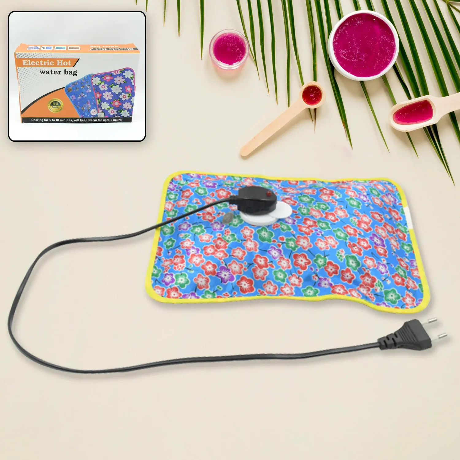 Premium Electric Hot Water Bag – Pain Relief & Warmth | Velvet Wellness - Buy Online at Alikart