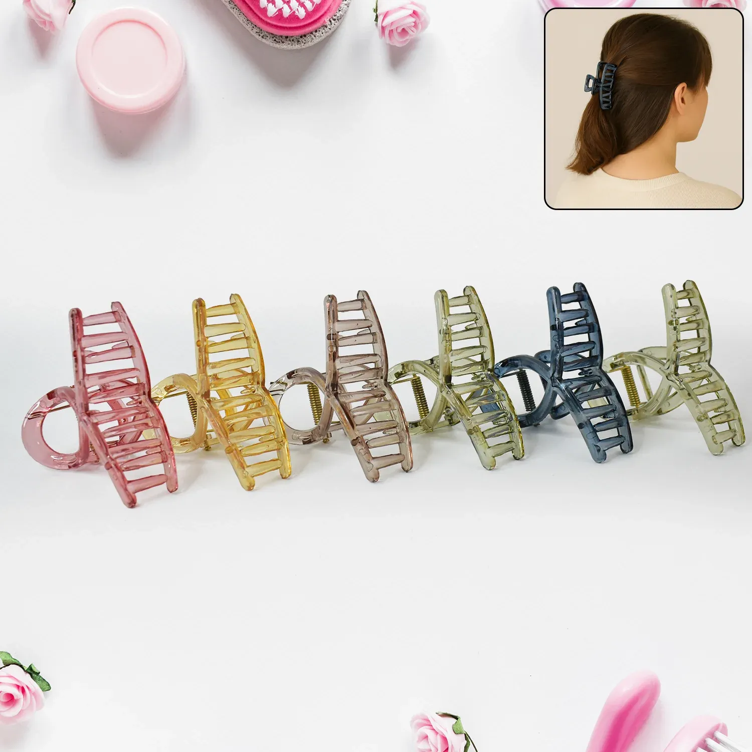 Matte Plastic Hair Clamp – Durable Firm Grip for All Hair Types - Detailed Feature View 5