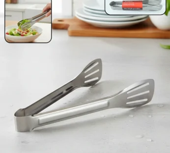 Stainless Steel Serving Tongs – Strong Grip & Multipurpose