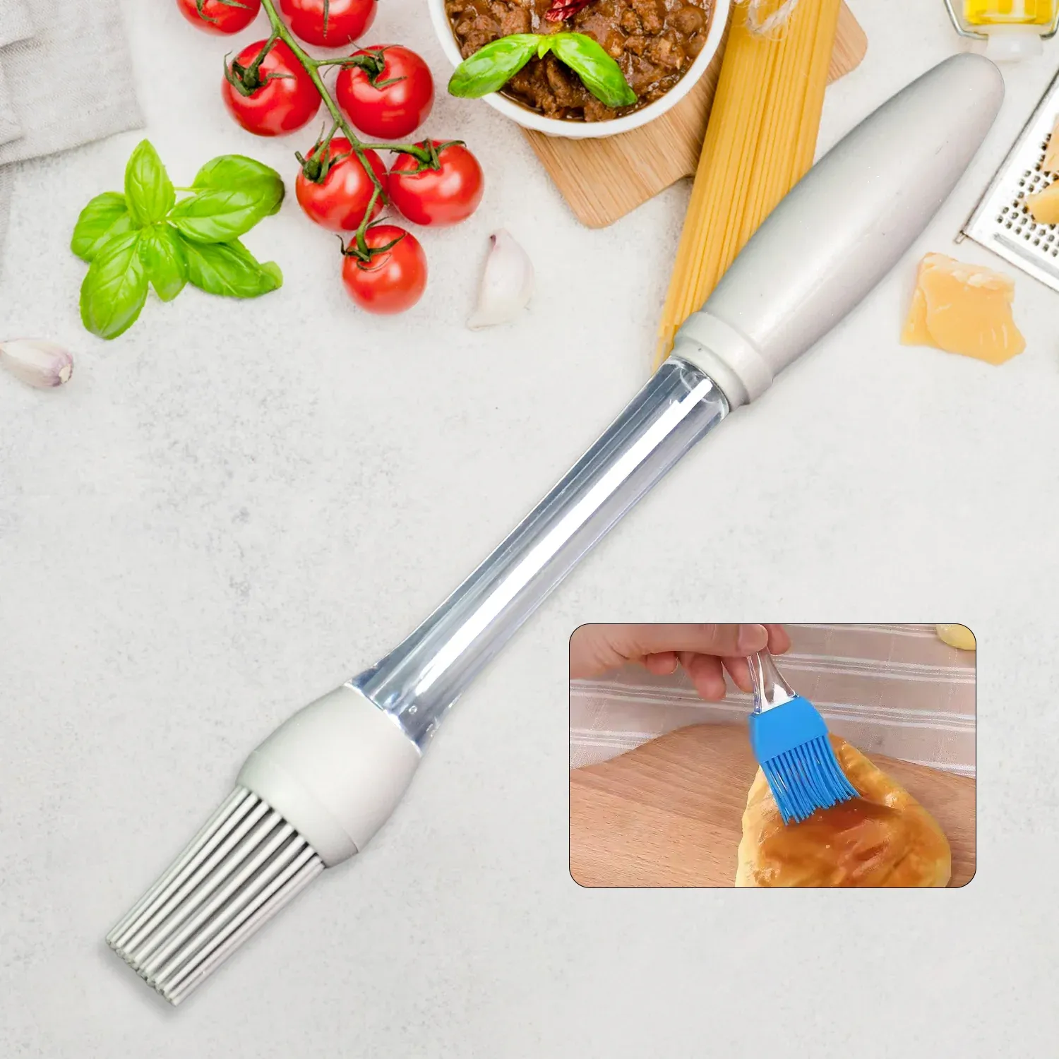 Premium Silicone Oil Brush – Easy Dispensing for Grilling & Baking - Buy Online at Alikart