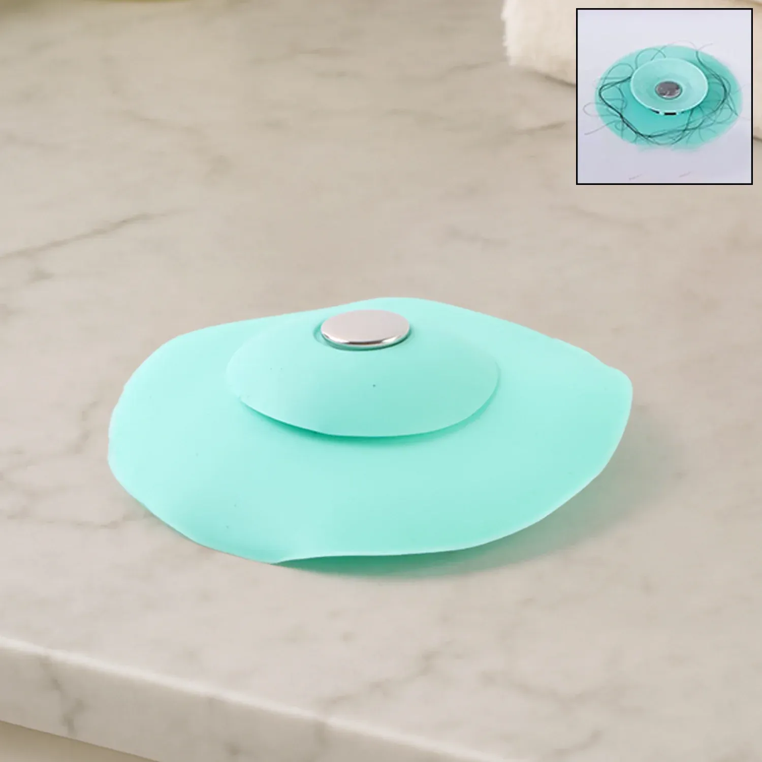 Premium Silicone Sink Strainer – Anti-Clog 2-in-1 Kitchen Drainer & Seal - Buy Online at Alikart