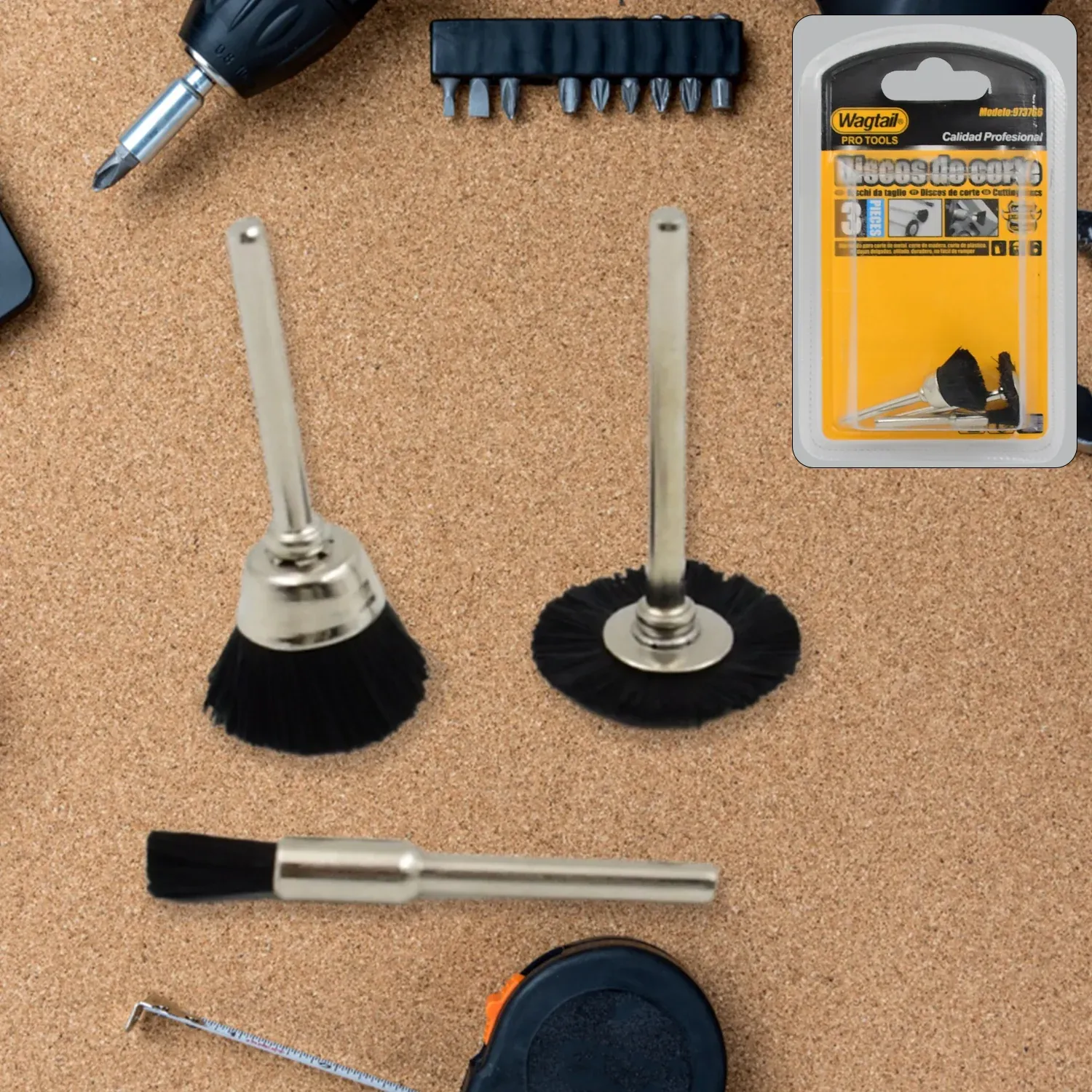 Premium Brass Wire Wheels – 3 Pc Rust Removal Tool Set | ToolMate Pro - Buy Online at Alikart