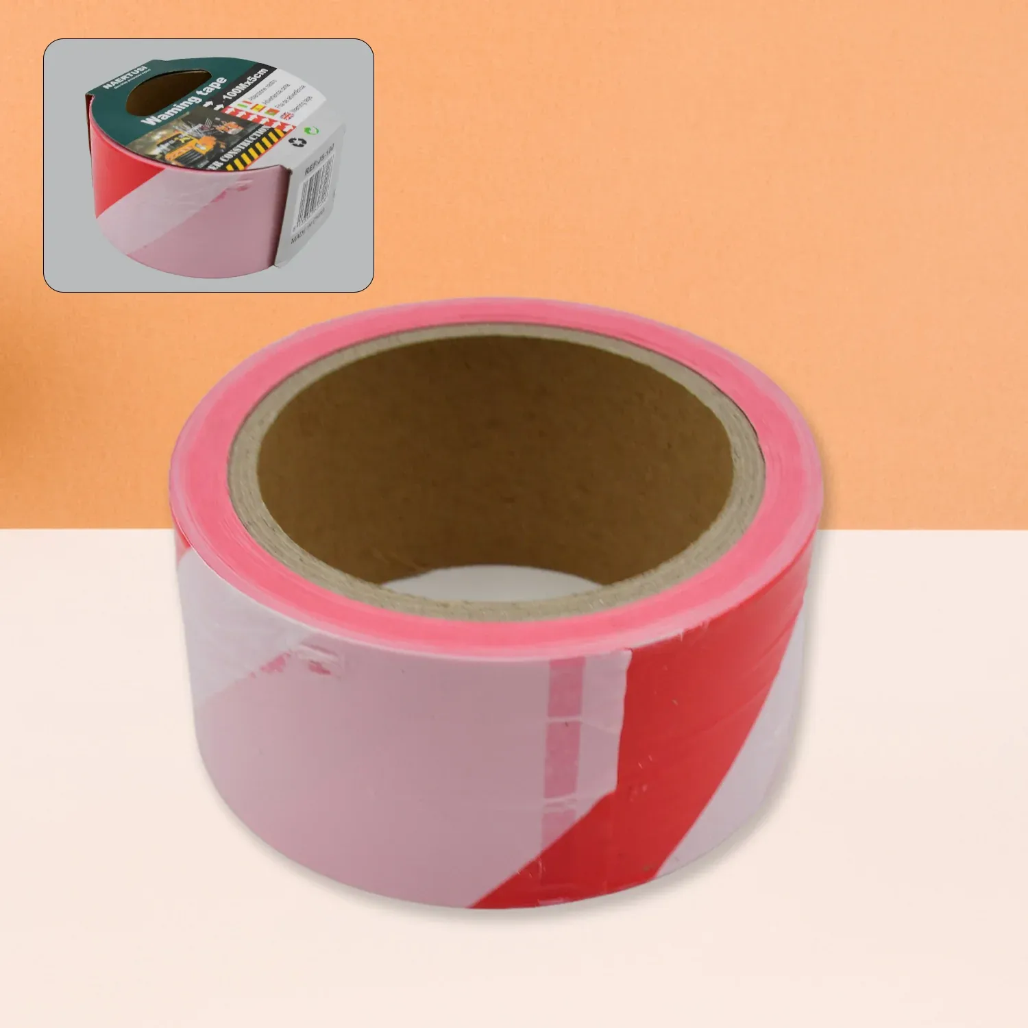 Premium Safety Warning Tape – Non-Adhesive, 100M x 5CM | Velvet Wheels - Buy Online at Alikart