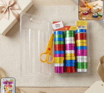 Holographic Decorative Tape Set – Vibrant 39-Roll Creative Kit