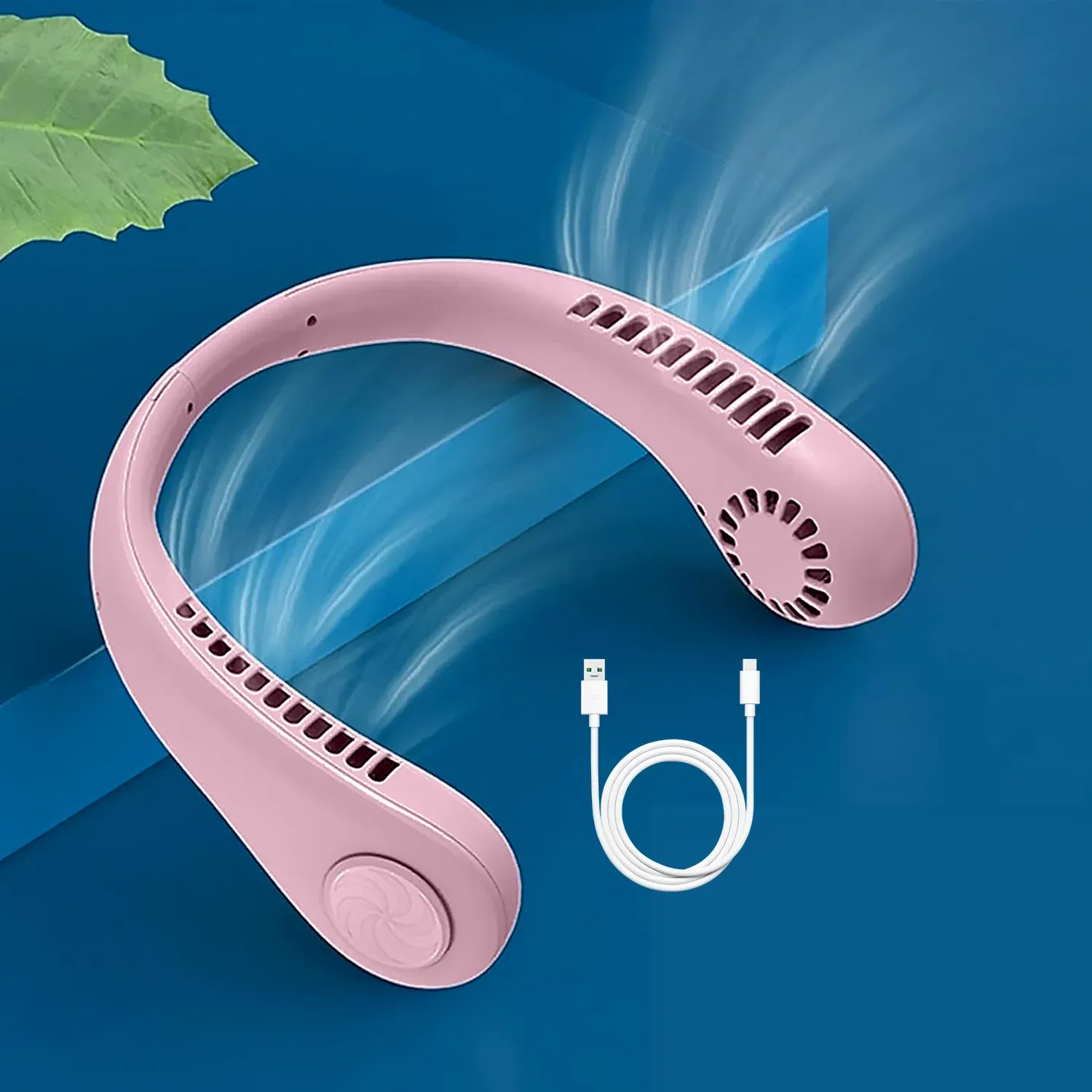 Premium Bladeless Neck Fan – USB Rechargeable & Hands-Free - Buy Online at Alikart