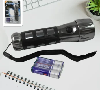 LED Hand Torch – Aluminium, Rubber Grip | Indo Glow