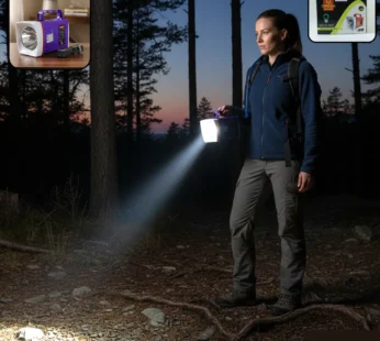Rechargeable LED Laser Torch – High Power Long Range Emergency Light