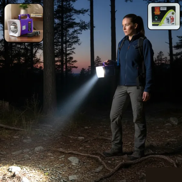 Rechargeable LED Laser Torch – High Power Long Range Emergency Light