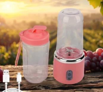 Portable Juicer Blender – 520ml USB Rechargeable, 2-Pc Set | Grippy