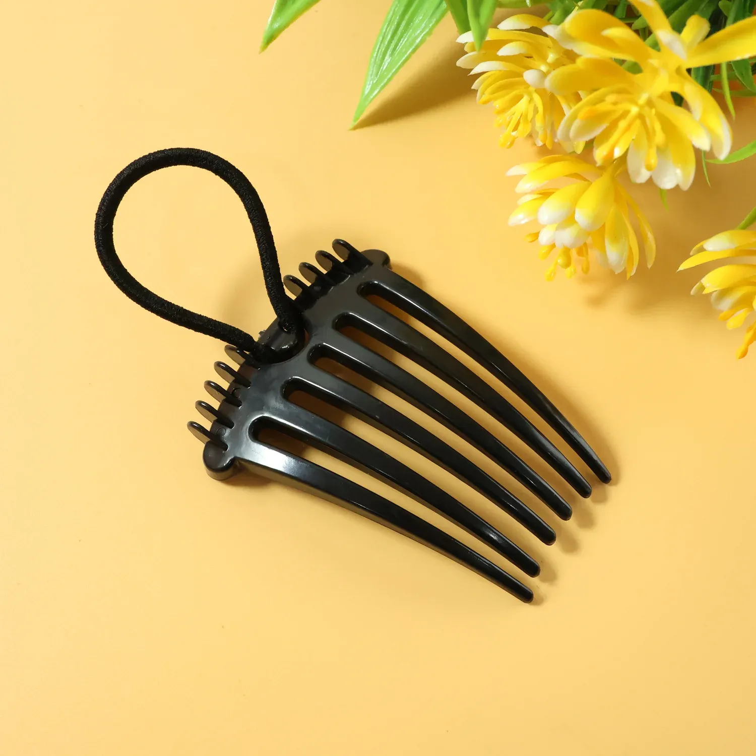 Volumizing Hair Bun Comb Clip – Easy Styling & Instant Volume - Detailed Feature View 1