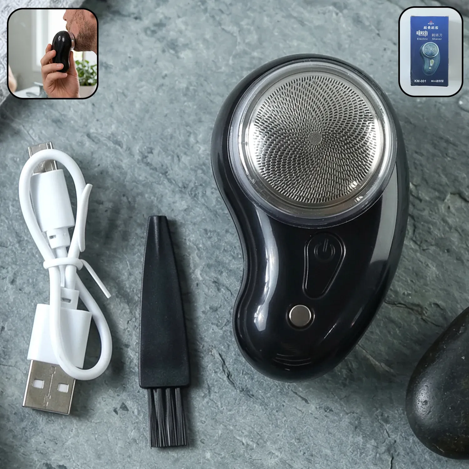 Premium Mini Electric Shaver – Compact & Rechargeable for Travel & Daily Grooming - Buy Online at Alikart