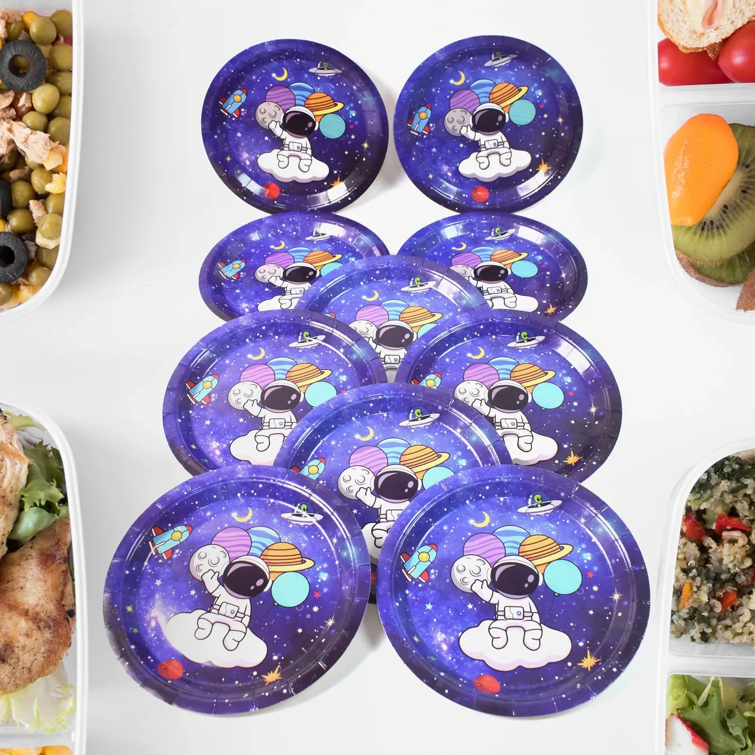 Premium Disposable Paper Plates – Festive Birthday Set | JubileeJoy - Buy Online at Alikart