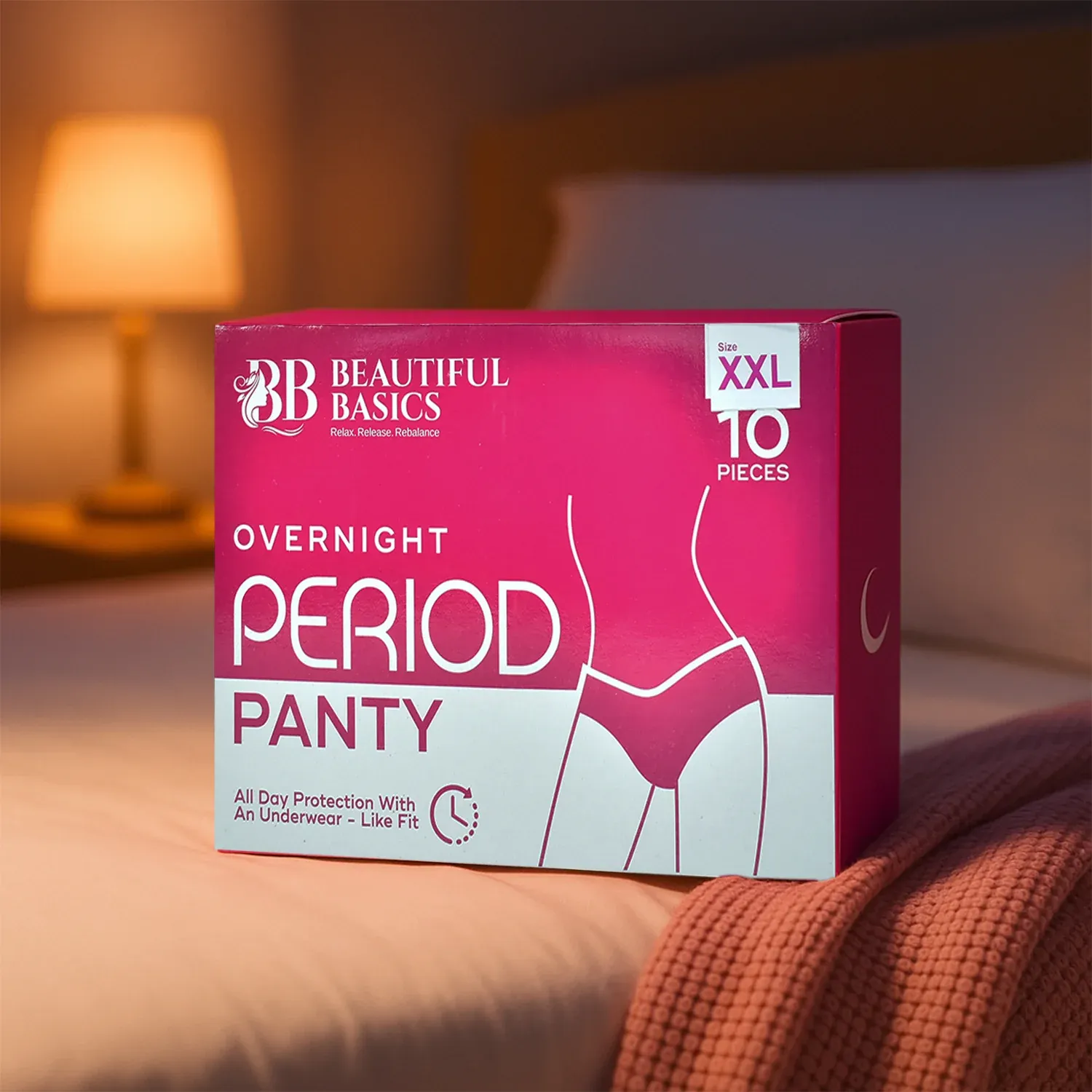 Premium Overnight Period Panty XXL Size – Leak-Proof Comfort for Heavy Flow - Buy Online at Alikart
