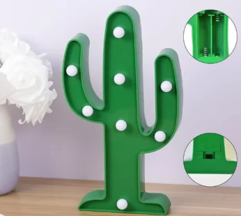 LED Cactus Lamp – Quirky Desk & Night Light | Deskrova