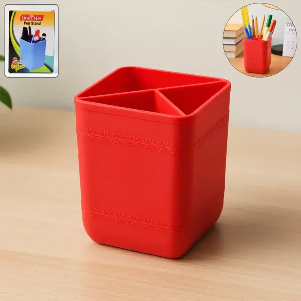 OfficeMate Pen Stand – Space-Saving Desk Organizer for Stationery