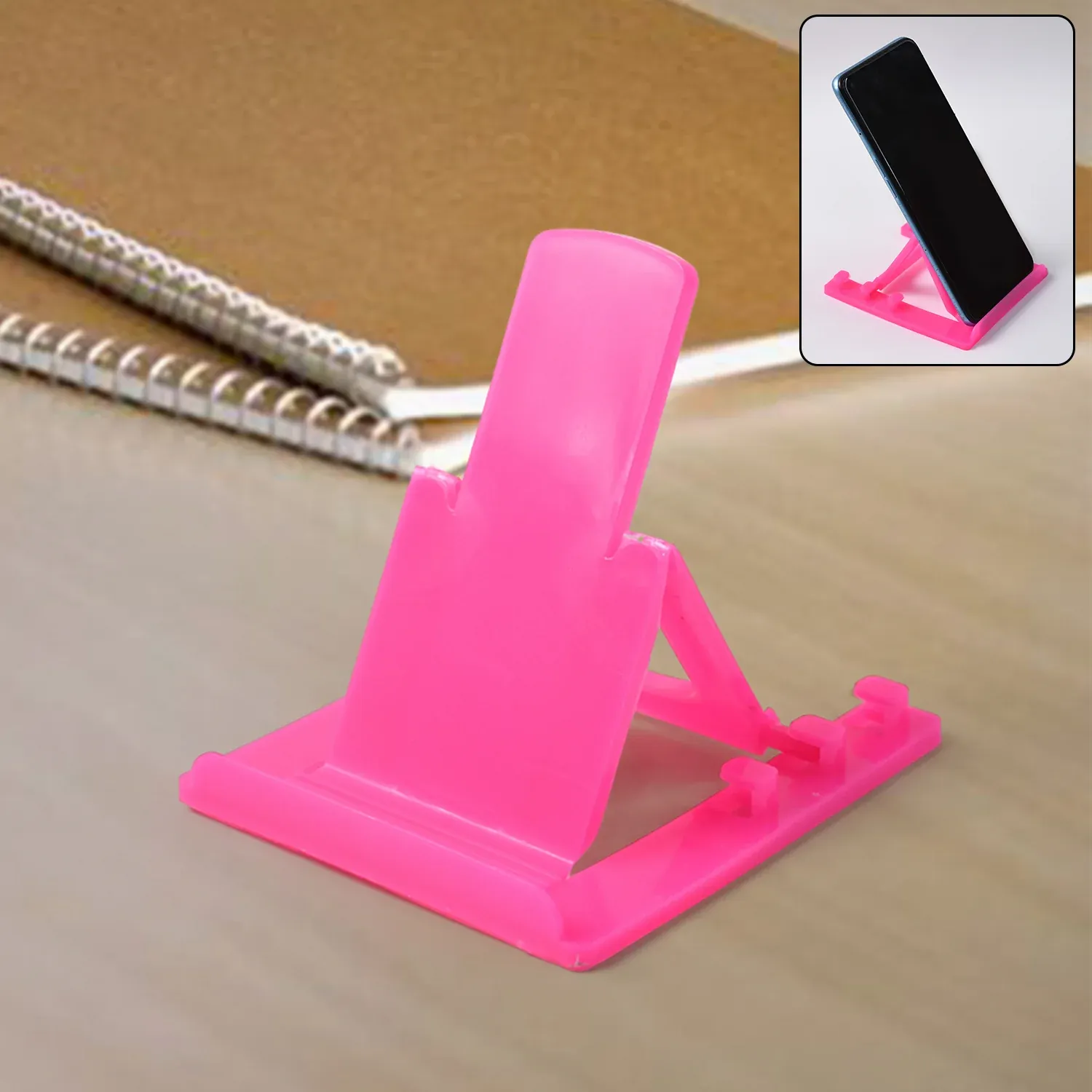 Premium Adjustable Plastic Mobile Phone Stand – Foldable & Portable Holder - Buy Online at Alikart