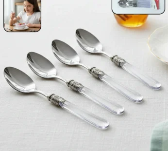 Stainless Steel Dessert Spoon – Elegant Multipurpose Cutlery for Home & Dining