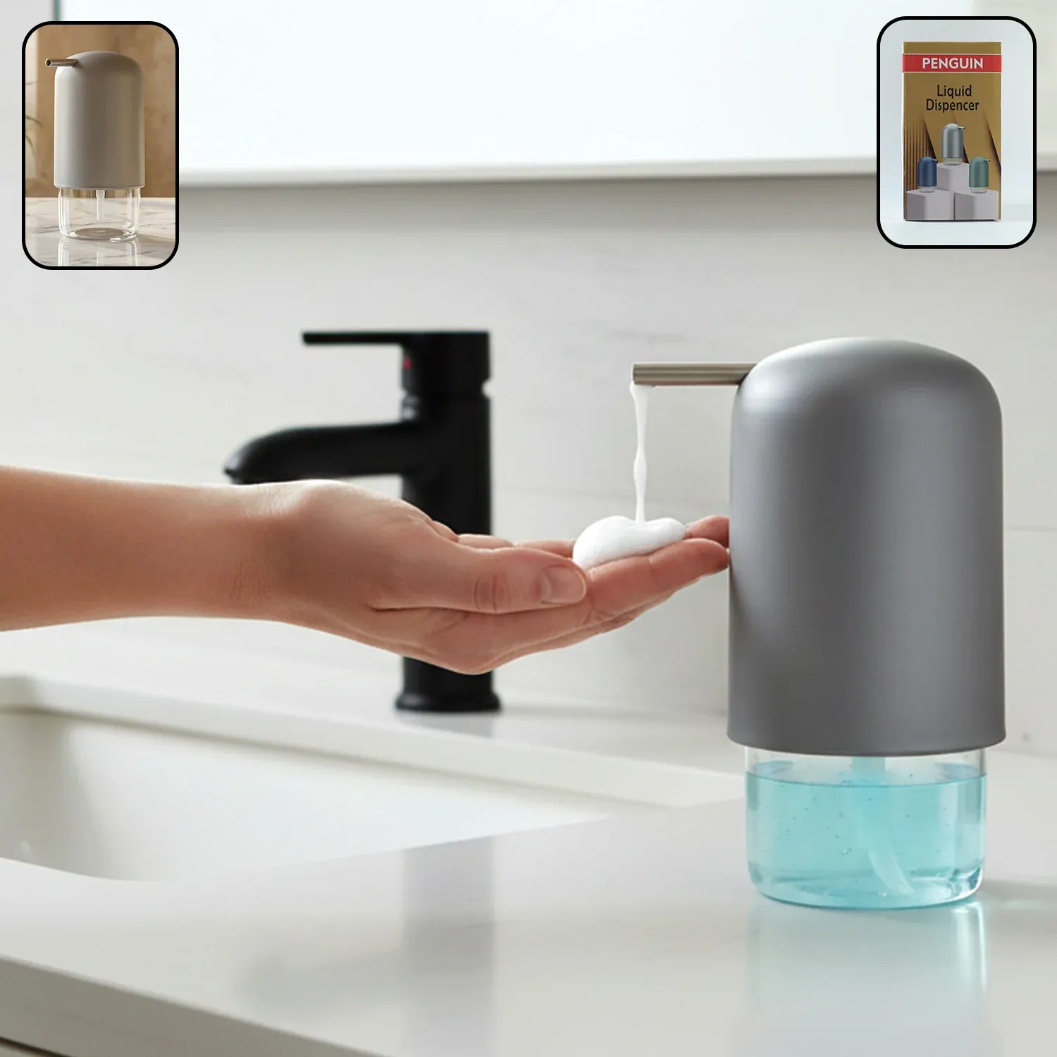 Premium Penguin Liquid Soap Dispenser – Stylish & Refillable for Kitchen & Bath - Buy Online at Alikart