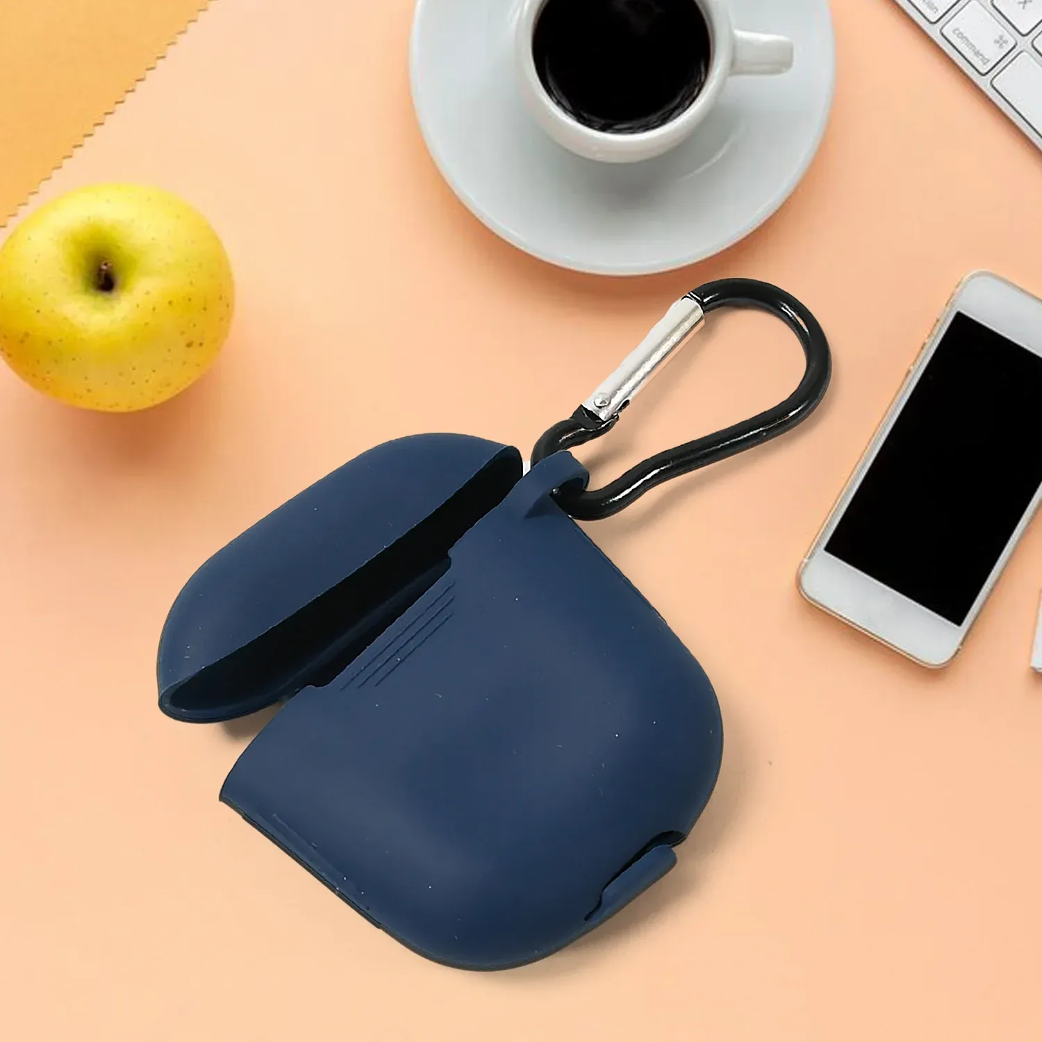 Premium Wireless Earbuds Case – Shockproof Silicone Cover with Keychain | PHOBIA - Buy Online at Alikart