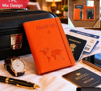 Travel Passport Holder – Durable PU Leather Multifunction Wallet