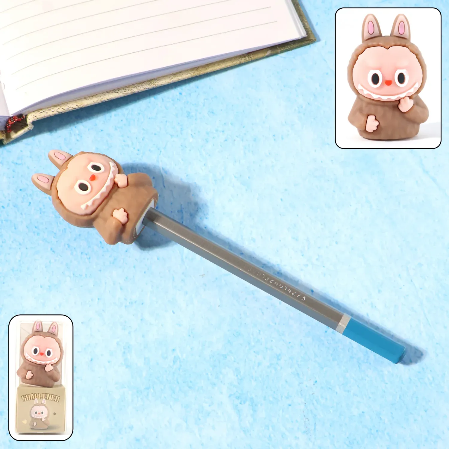 Premium Cartoon Eraser with Pencil Sharpener – Durable 2-in-1 for Kids - Buy Online at Alikart