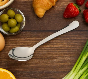 Stainless Steel Dining Spoon – Ergonomic, Mirror Finish