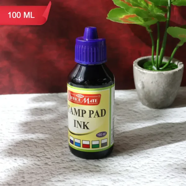 Stamp Pad Ink 100ml – Long-Lasting, Fade-Resistant Refill