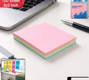 Sticky Notes 100 Sheets 3×3 Inch – Quick Notes & Reminders