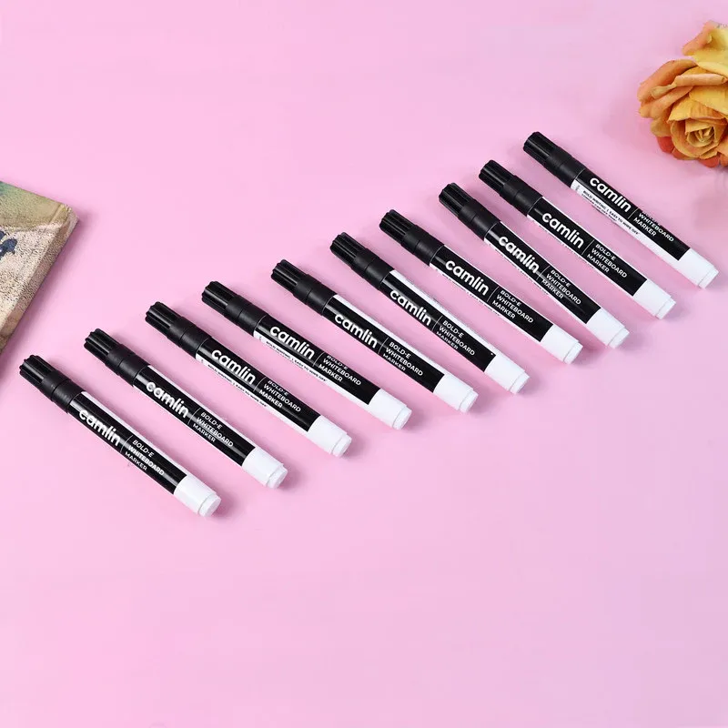 Premium Whiteboard Marker Set – Bold, Refillable, Easy-Erase (10 Pack) - Buy Online at Alikart