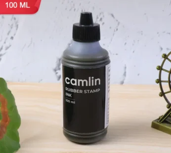 Rubber Stamp Ink Black 100 ml – Smooth, Long-Lasting Refill Ink