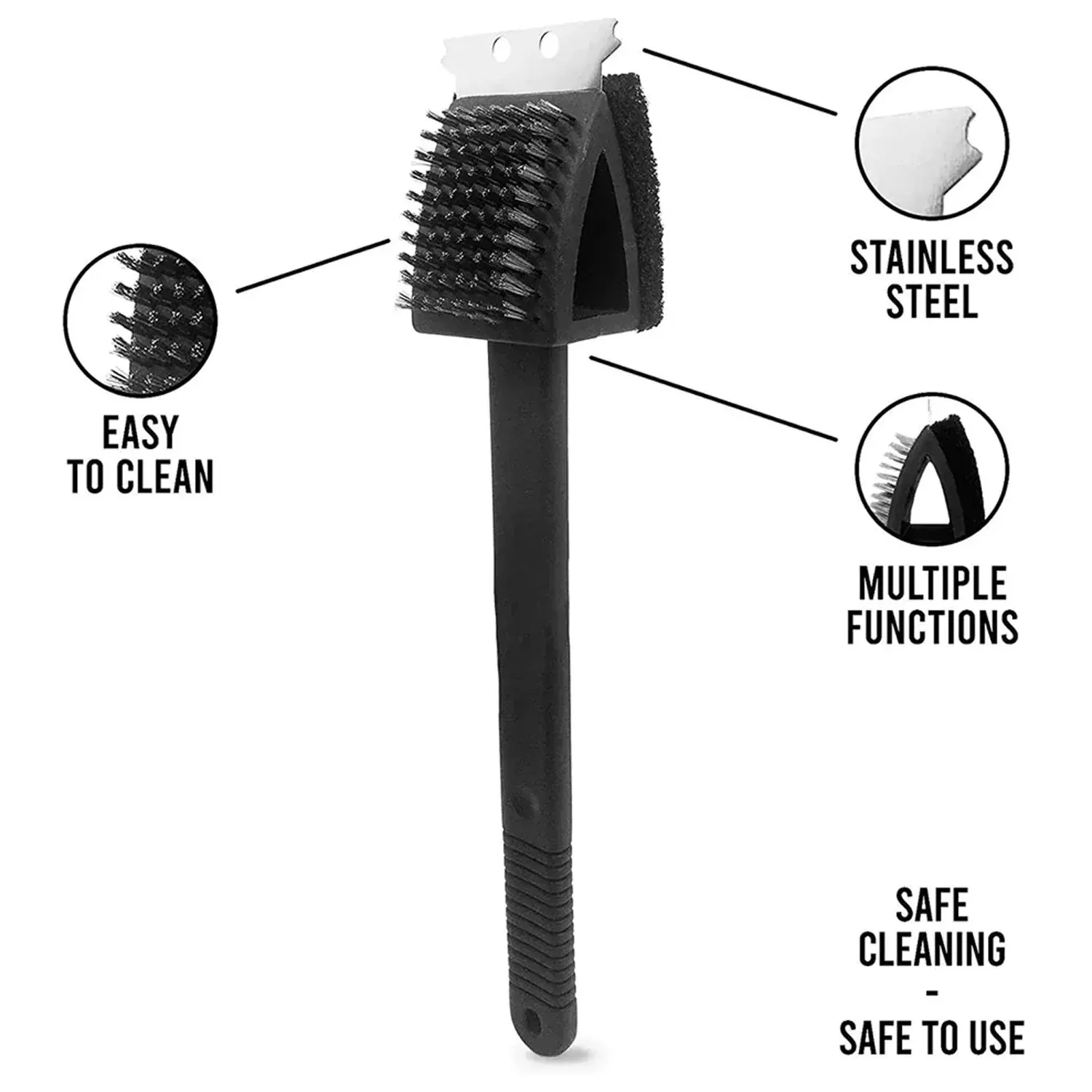 Silicone Toilet Brush – Deep Cleaning & Hygienic Holder | Velvet Wipe - Detailed Feature View 10
